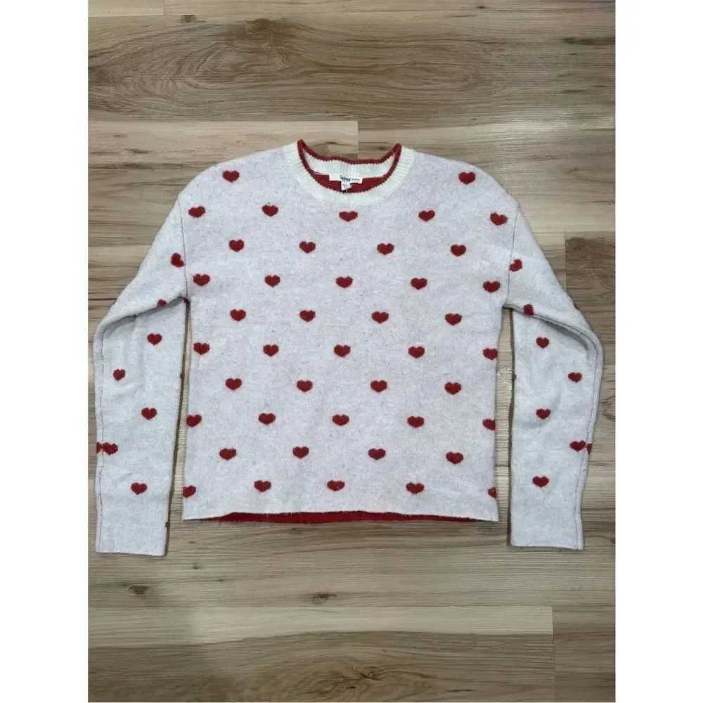 Splendid Lolly Heart Sweater Women’s XS